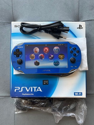 Sony PlayStation Vita PCH-1000 Sapphire Blue OLED φορητή κονσόλα, πλήρης σε κουτί