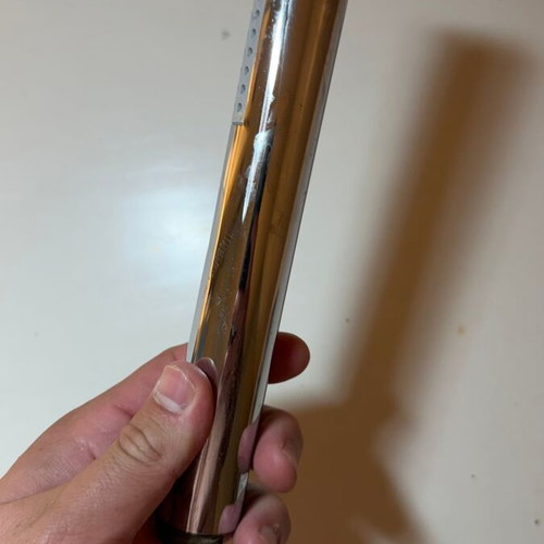 Metal Shower Phone Inox Slim Tubular Design