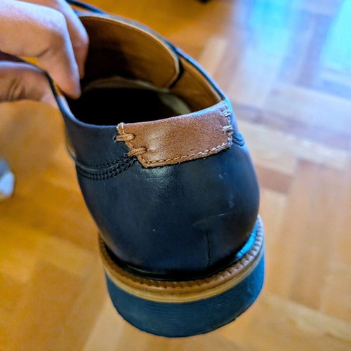 Commanchero Original men's leather shoes size 43 used, blue