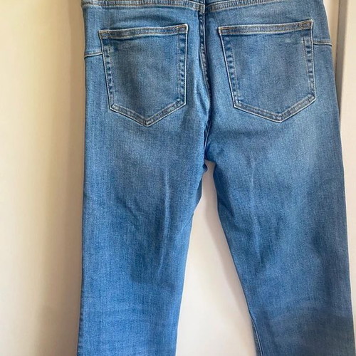 Zara straight women's jeans like new, blue, sizes S-M