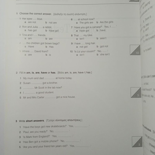 Spot On Grammar Test Booklet 1 Beginner Grivas new