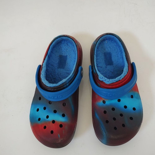 Crocs Classic Lined children's clogs like new, size 33-34, multicolor
