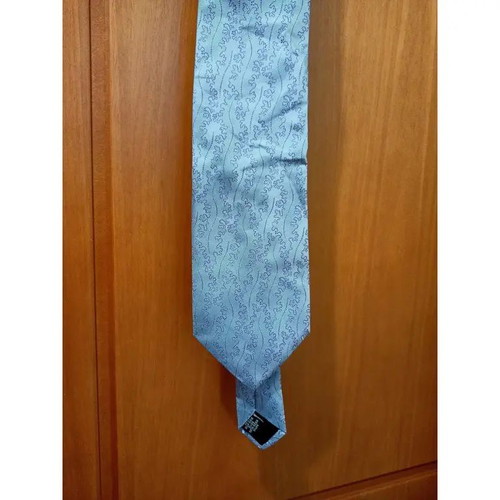 Azzaro Silk Tie Light Blue New