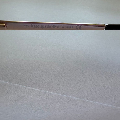 Kate Spade Leticia eyeglasses like new, black and gold