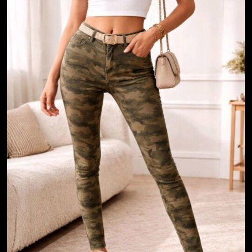 Pink Woman Pants like new, green, size M
