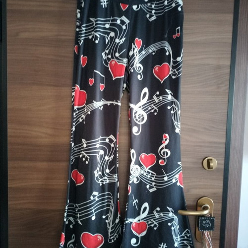 Flared Pants New, Elastic Fabric, Size L 40 12