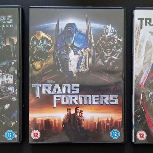 Transformers 1 & 2 Boxed DVD with Bonus 3, like new, English subtitles