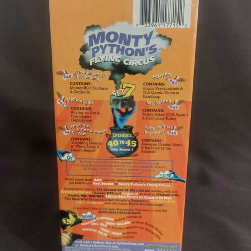 Monty Python - Flying Circus Set 7 used videocassettes with subtitles