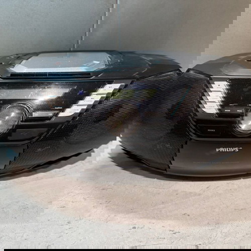 Boombox Philips μεταχειρισμένο με Bluetooth, CD και USB player, κασέτα μη λειτουργική