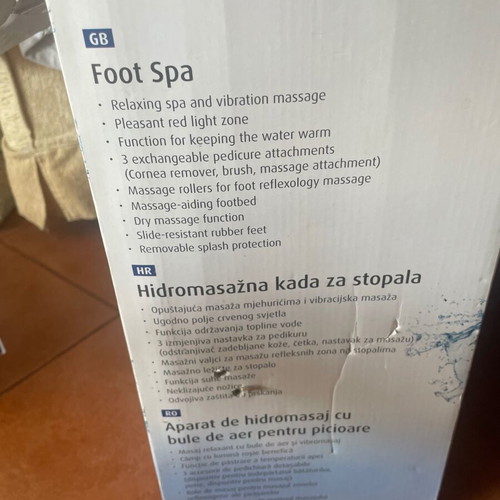 Medisana Foot Spa new, unused with original packaging