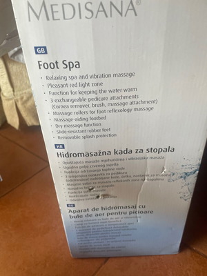 Medisana Foot Spa καινούργιο, αχρησιμοποίητο με πρωτότυπη συσκευασία