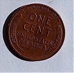  Συλλεκτικό νόμισμα Αμερικής One Sent 1956