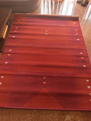 Viokarpet rug 2x2.90 m, terracotta color