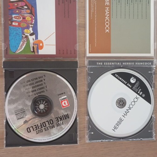 Herbie Hancock and Mike Oldfield CDs like new, jazz