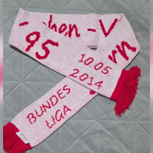 Retro fan scarf FC Bayern München vs VfB Stuttgart like new