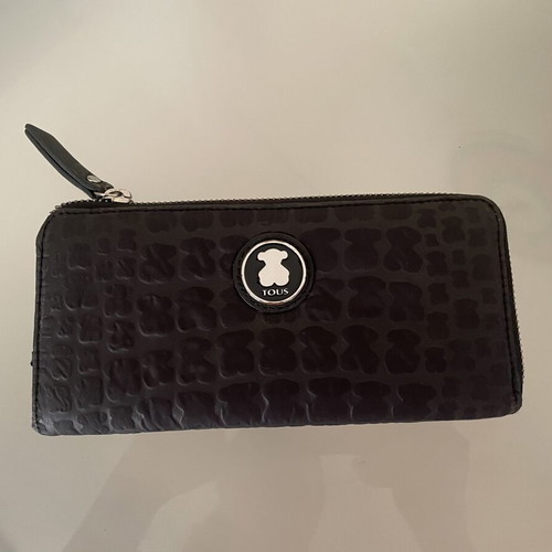 Tous wallet used, black color
