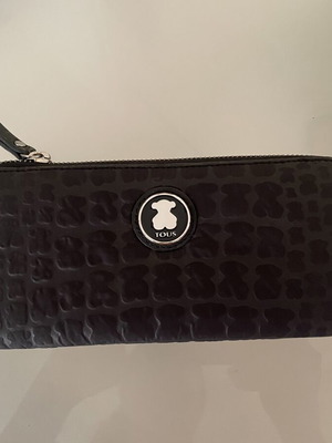 Tous wallet used, black color
