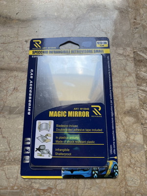 Magic Mirror car accessory 12.5x20 cm new, shatterproof plastic