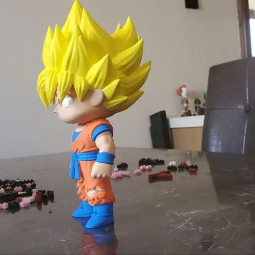 Goku Super Saiyan Funko Pop style figure Dragon Ball Z