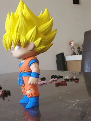 Goku Super Saiyan Funko Pop style figure Dragon Ball Z