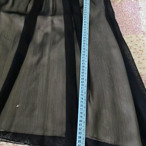Rebecca Blu evening dress used, medium, black-beige with beads