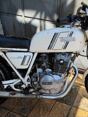 Yamaha XS250 motorcycle used for spare parts 1977-1981