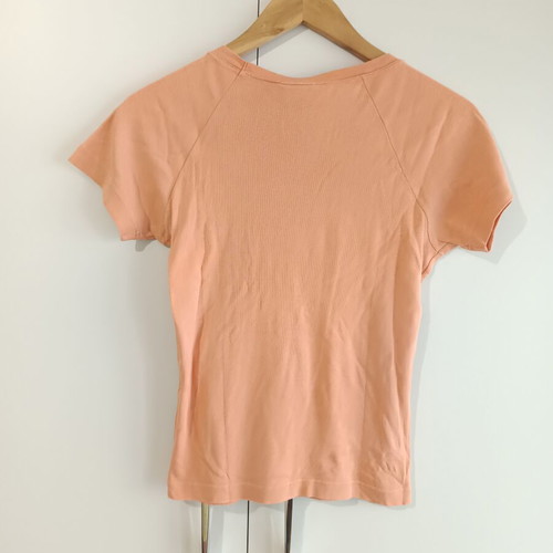 Lacoste T-shirt used, size M, orange