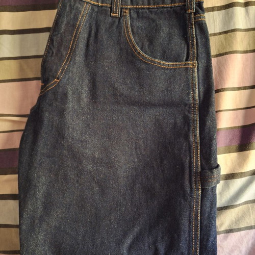 Chopper Style Jeans pants, Bike Shed, size L, blue