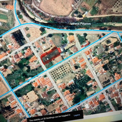 Land 1,000 m² buildable in Theopetra, Trikala region, inside city plan