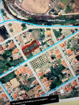Land 1,000 m² buildable in Theopetra, Trikala region, inside city plan