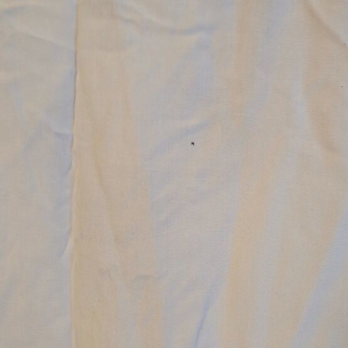 White women's tunic with embroidery and beads boho size L like new