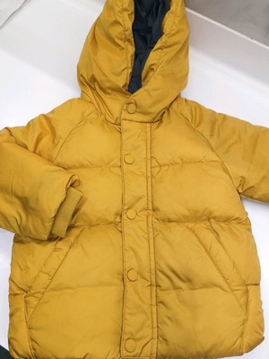Zara baby children's jacket size 12/18 months like new, mustard color