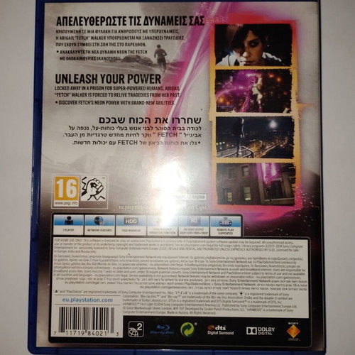 InFamous: First Light PS4 game like new