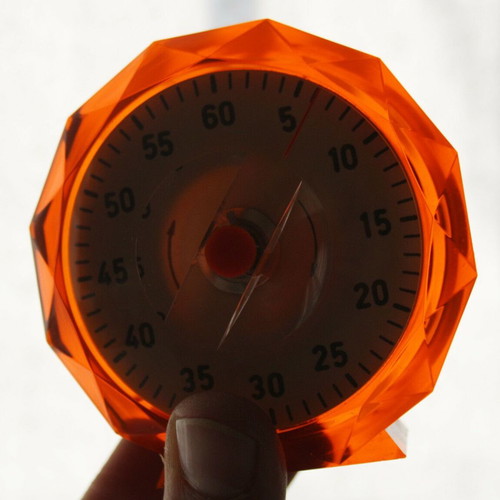 Vintage 70's Mechanical Kitchen Timer Ringer Kecskemet Hungary new