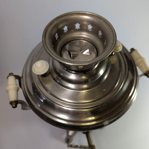 Electric samovar used, height 37cm