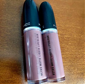 2 MAC retro matte liquid lipsticks