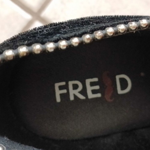 Fred platform moccasins black size 39 used