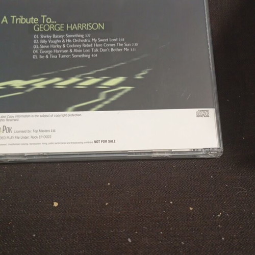A Tribute to George Harrison CD like new
