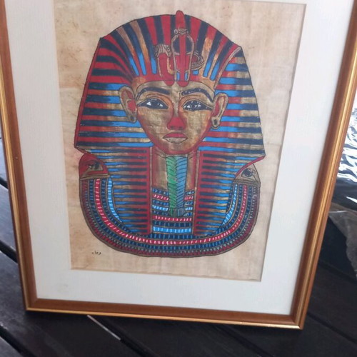 Pharaoh Painting From India Vintage