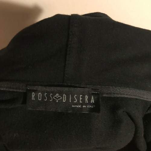 Rossodisera women's jacket with hood and ruffles used, black, size M