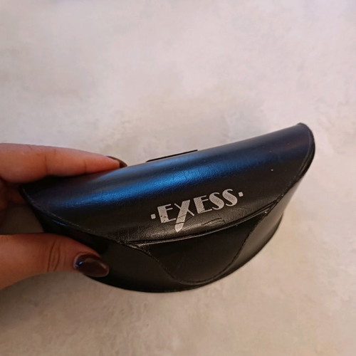 Exess sunglasses used with black acetate frame and gradient lens