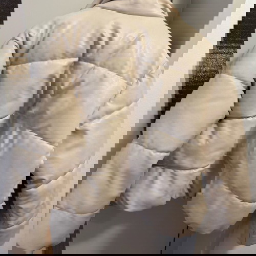 Zara jacket for 10-year-old girl like new, cream leatherette