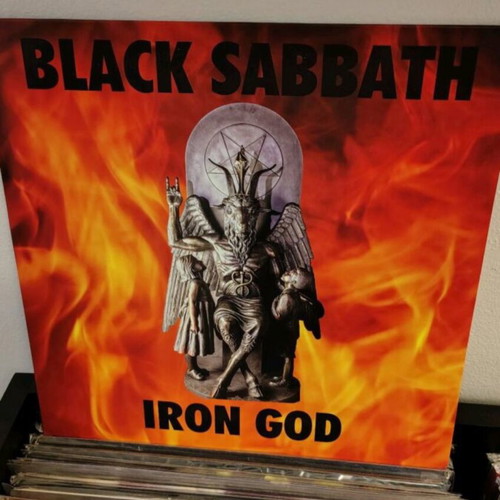 Black Sabbath Iron God vinyl new, metal