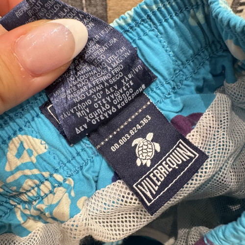 Vilebrequin Boys Turtle Print Swim Shorts size 10 years like new