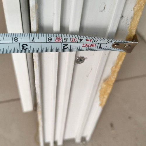 Μπαλκονόπορτα PVC με διπλό τζάμι, 218 x 80 εκ., ανοιγόμενη και ανακλινόμενη