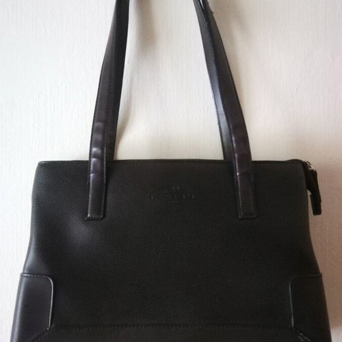 Bever's Paris vintage brown leather shoulder bag like new