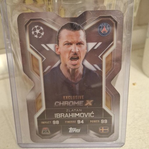 Zlatan Ibrahimovic Topps Chrome X Exclusive card
