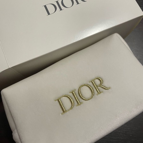 Velvet pouch Dior bag new white velvet evening pouch