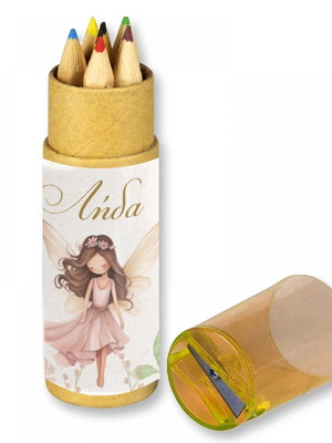 Neraidochora Colored Pencils New, 10 pcs with Your Name