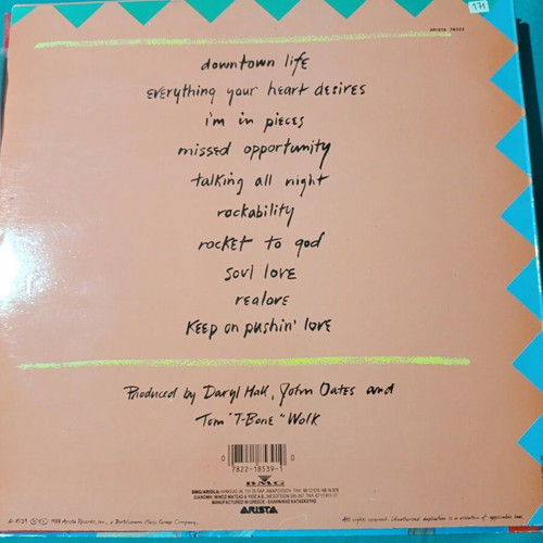 Daryl Hall John Oates Ooh Yeah! vinyl record